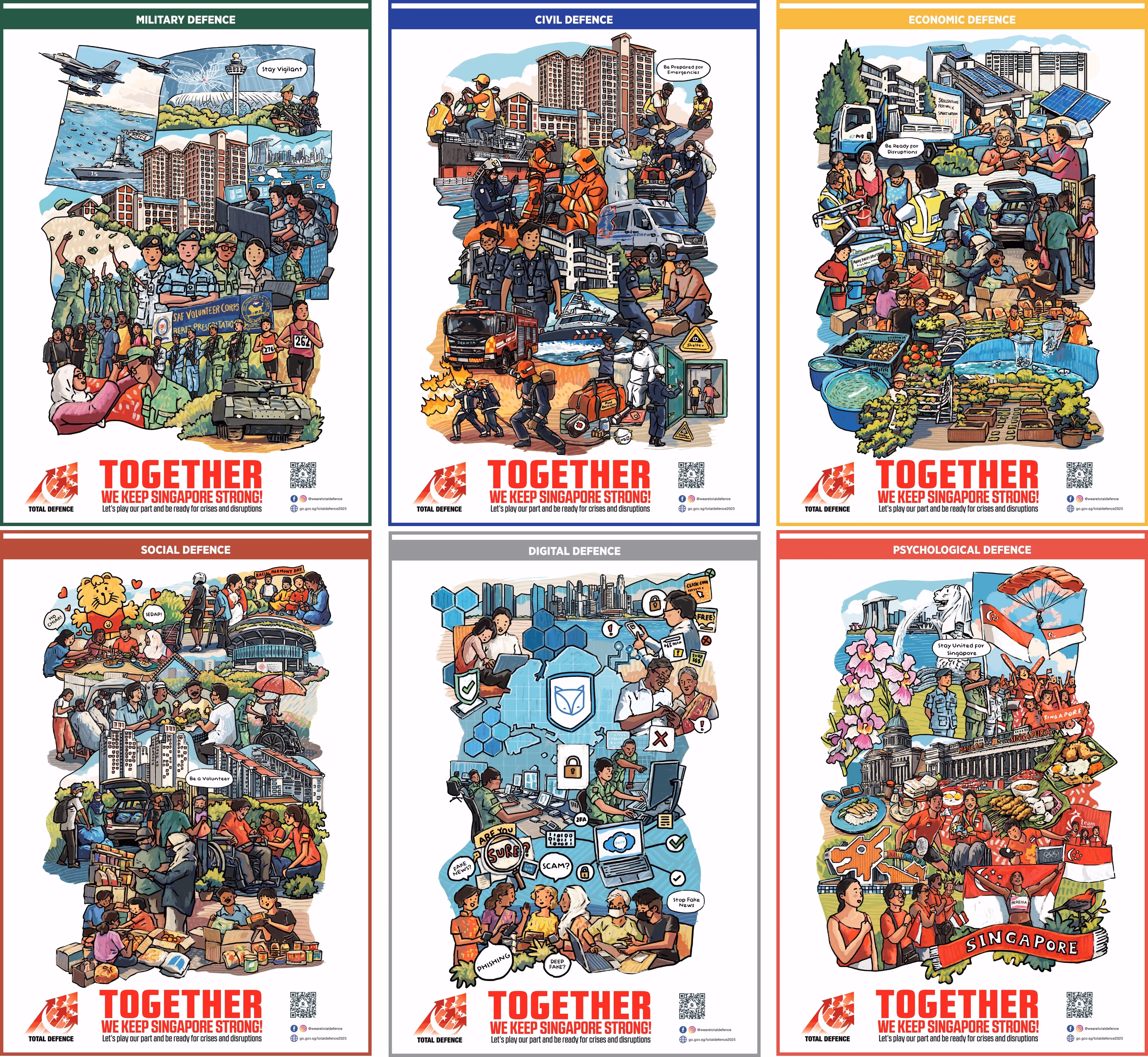 Total Defence posters